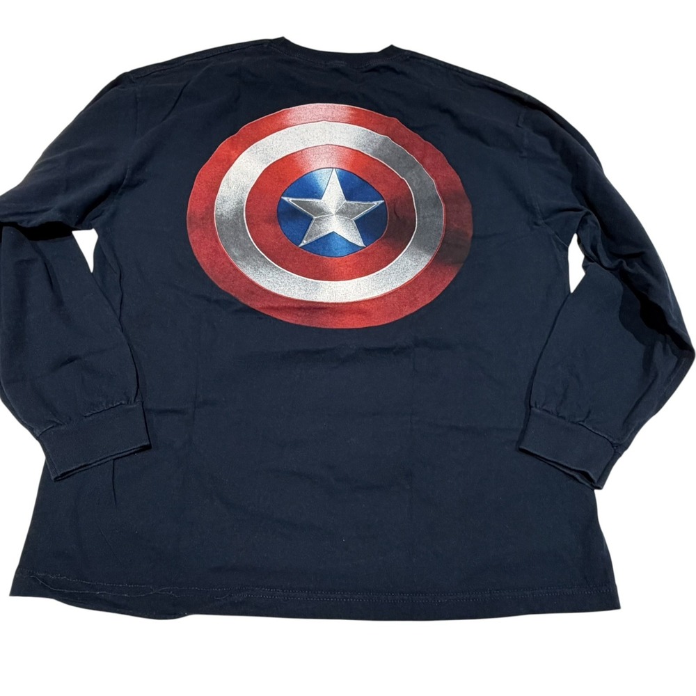 MARVEL Captain America Long Sleeve Shirt Unisex We Love Fine XXL FLAW Read - Picture 4 of 14